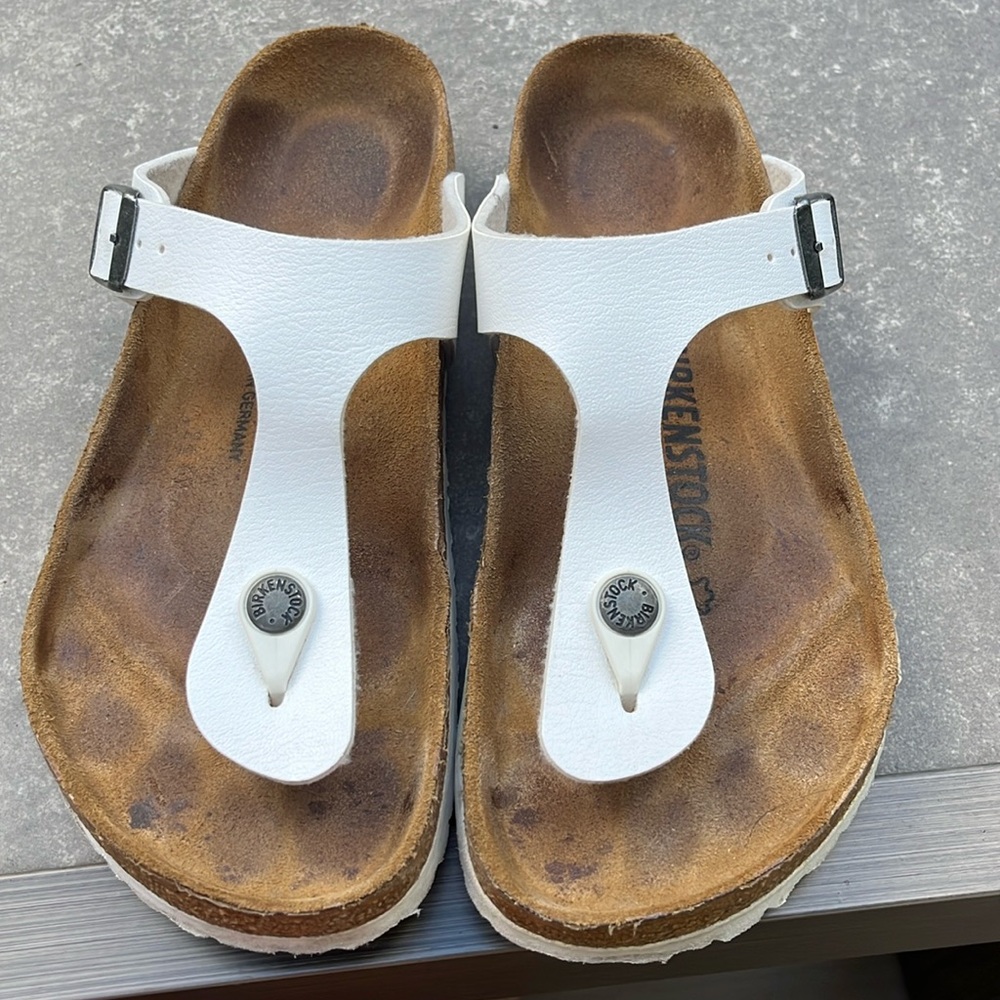 Gizeh Birkenstock, white size 37